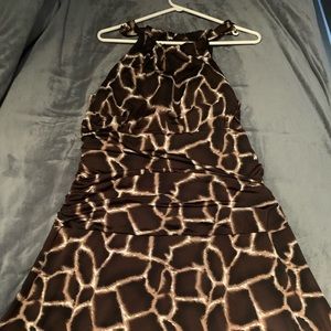 Jessica Giraffe Print Dress